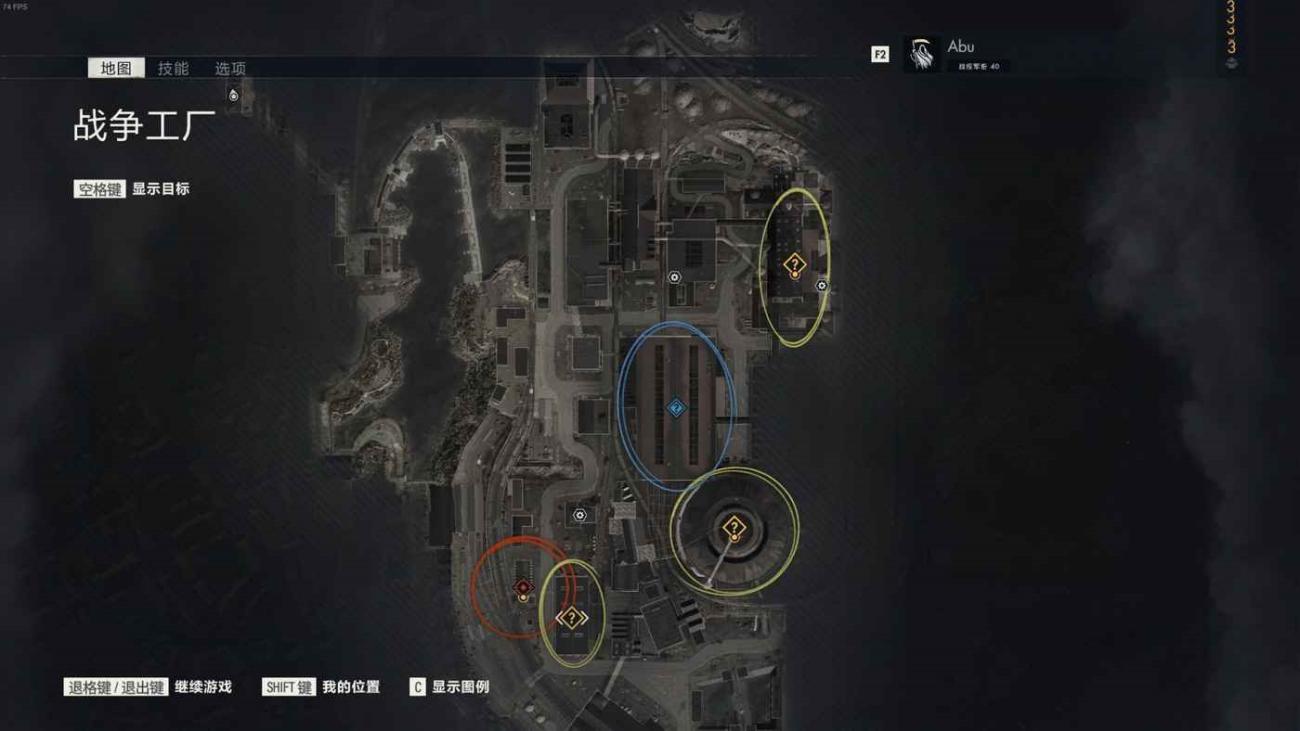 狙擊之神 5 (Sniper Elite 5) 全工作台與起始位置標註