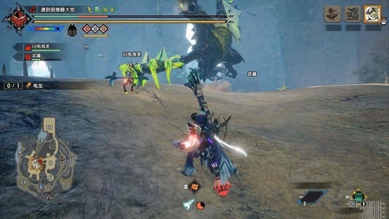 魔物獵人 崛起 (Monster Hunter Rise) 曙光Demo電龍招式介紹