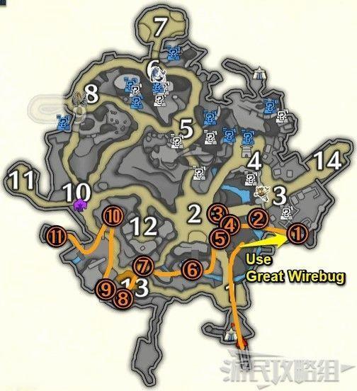 魔物獵人 崛起 破曉 (Monster Hunter Rise Sunbreak) DLC礦石採集路線