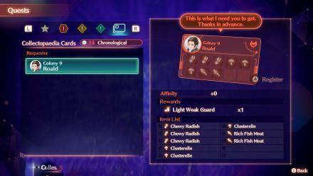 異度神劍 3 (Xenoblade Chronicles 3) 支線攻略-羅亞收集任務出擊準備