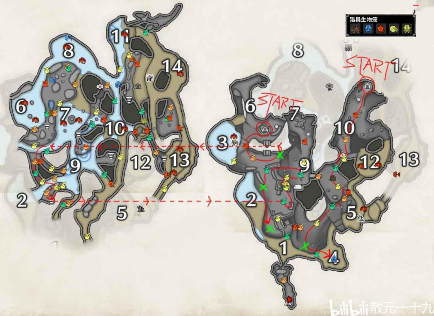 魔物獵人 崛起 破曉 (Monster Hunter Rise Sunbreak) 各地圖開局路線推薦