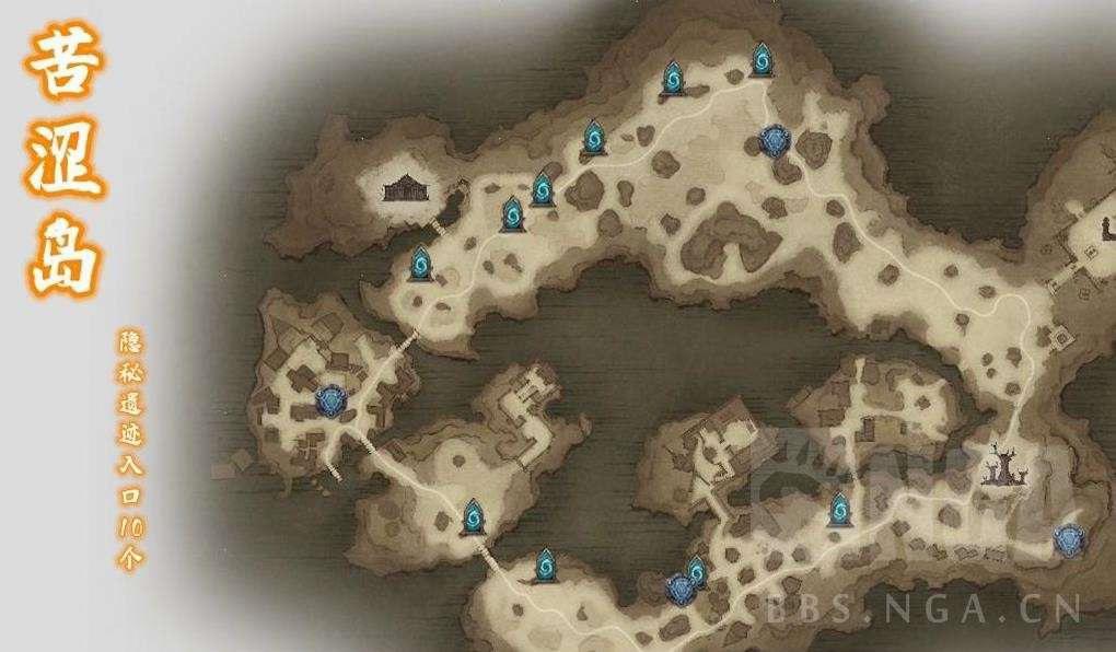 暗黑破壞神 永生不朽 (Diablo Immortal) 全隱秘遺跡座標標註