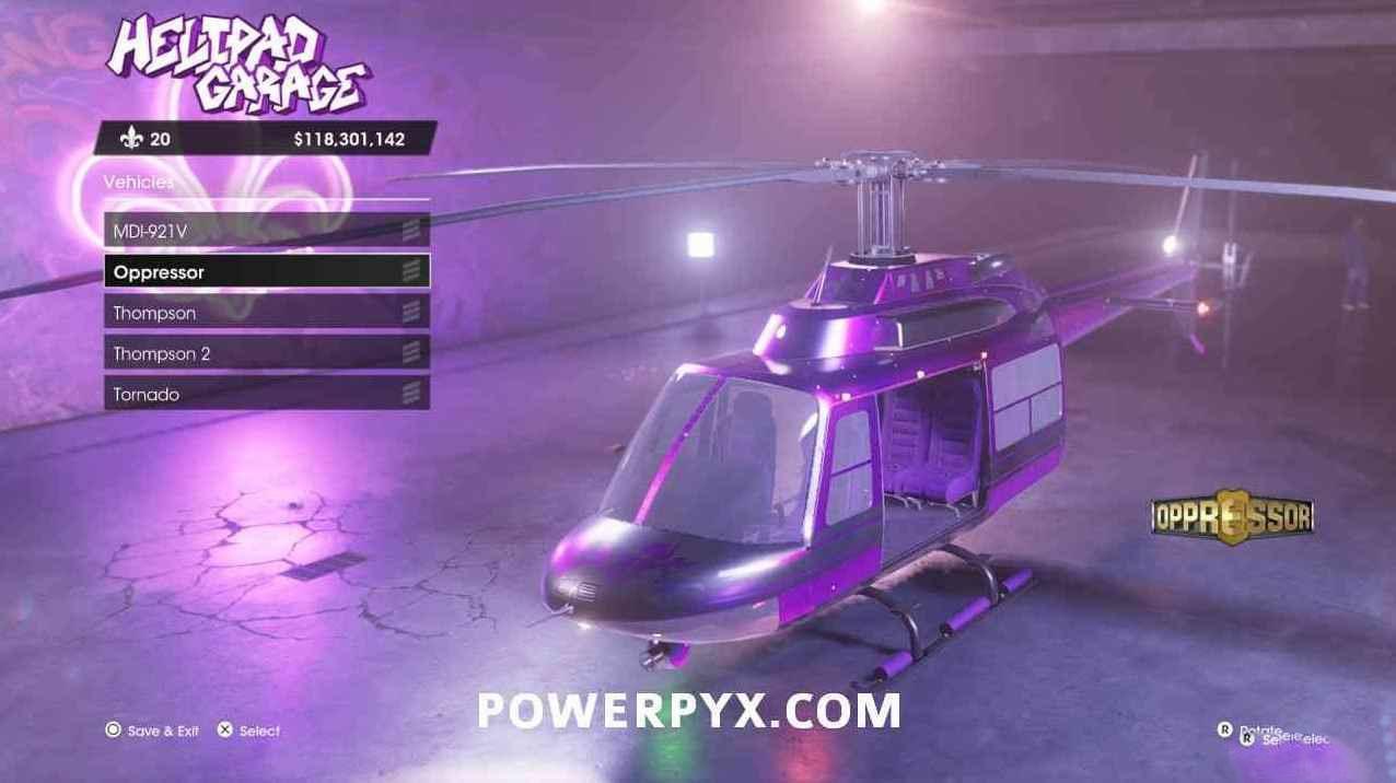 黑街聖徒 (Saints Row Reboot) 直升機取得位置