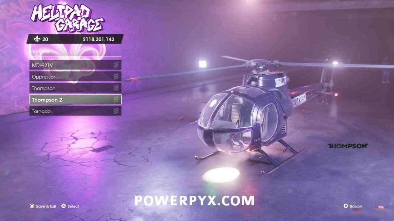 黑街聖徒 (Saints Row Reboot) 直升機取得位置