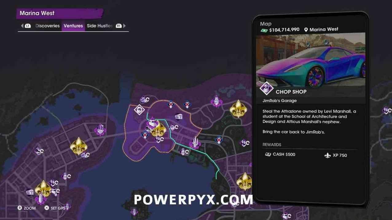 黑街聖徒 (Saints Row Reboot) 重啟版吉姆羅伯所需車輛與位置