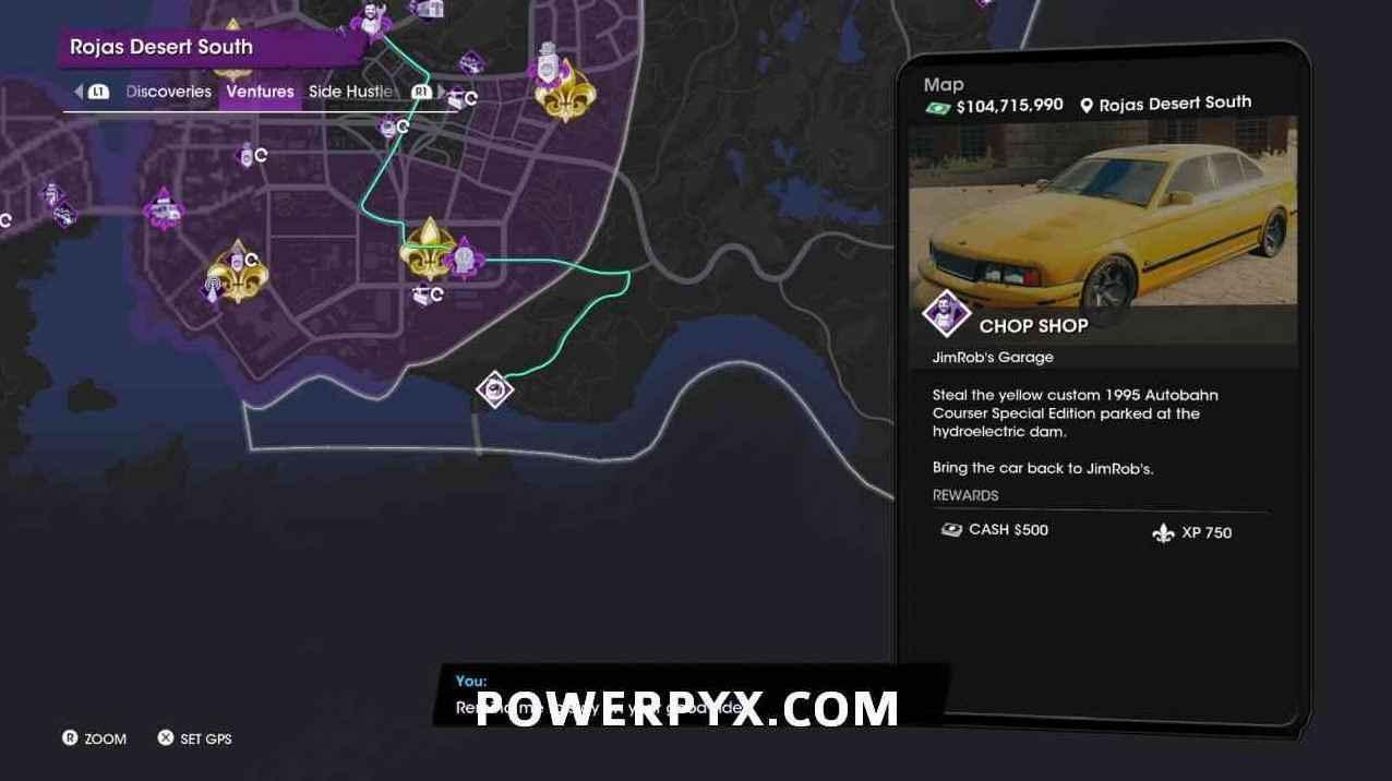 黑街聖徒 (Saints Row Reboot) 重啟版吉姆羅伯所需車輛與位置