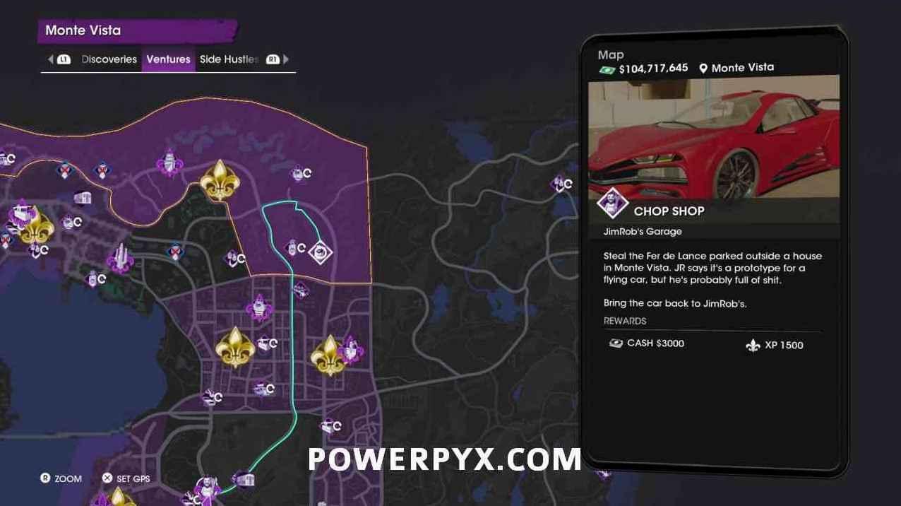 黑街聖徒 (Saints Row Reboot) 重啟版吉姆羅伯所需車輛與位置