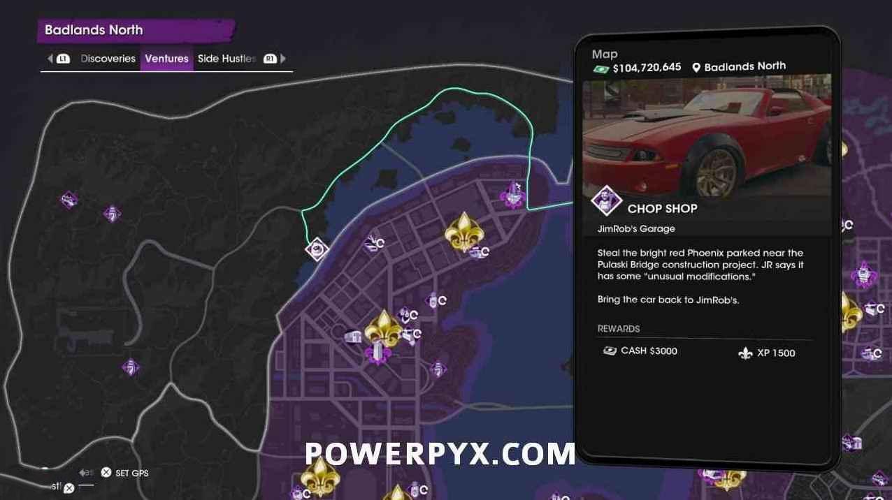 黑街聖徒 (Saints Row Reboot) 重啟版吉姆羅伯所需車輛與位置