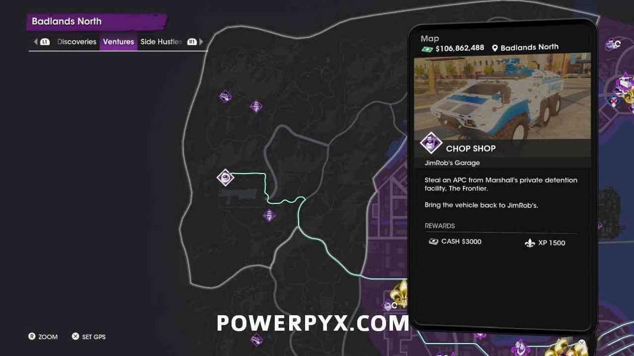 黑街聖徒 (Saints Row Reboot) 重啟版吉姆羅伯所需車輛與位置