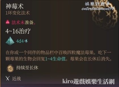 柏德之門 3 (Baldur's Gate 3) 全職業法術分享與效果解析 圖170
