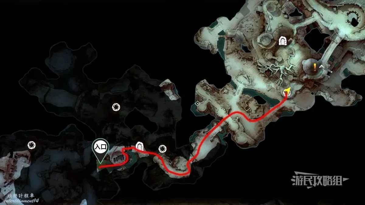 惡意不息 (No Rest for the Wicked) 聖城下水道入口跑圖路線 圖2
