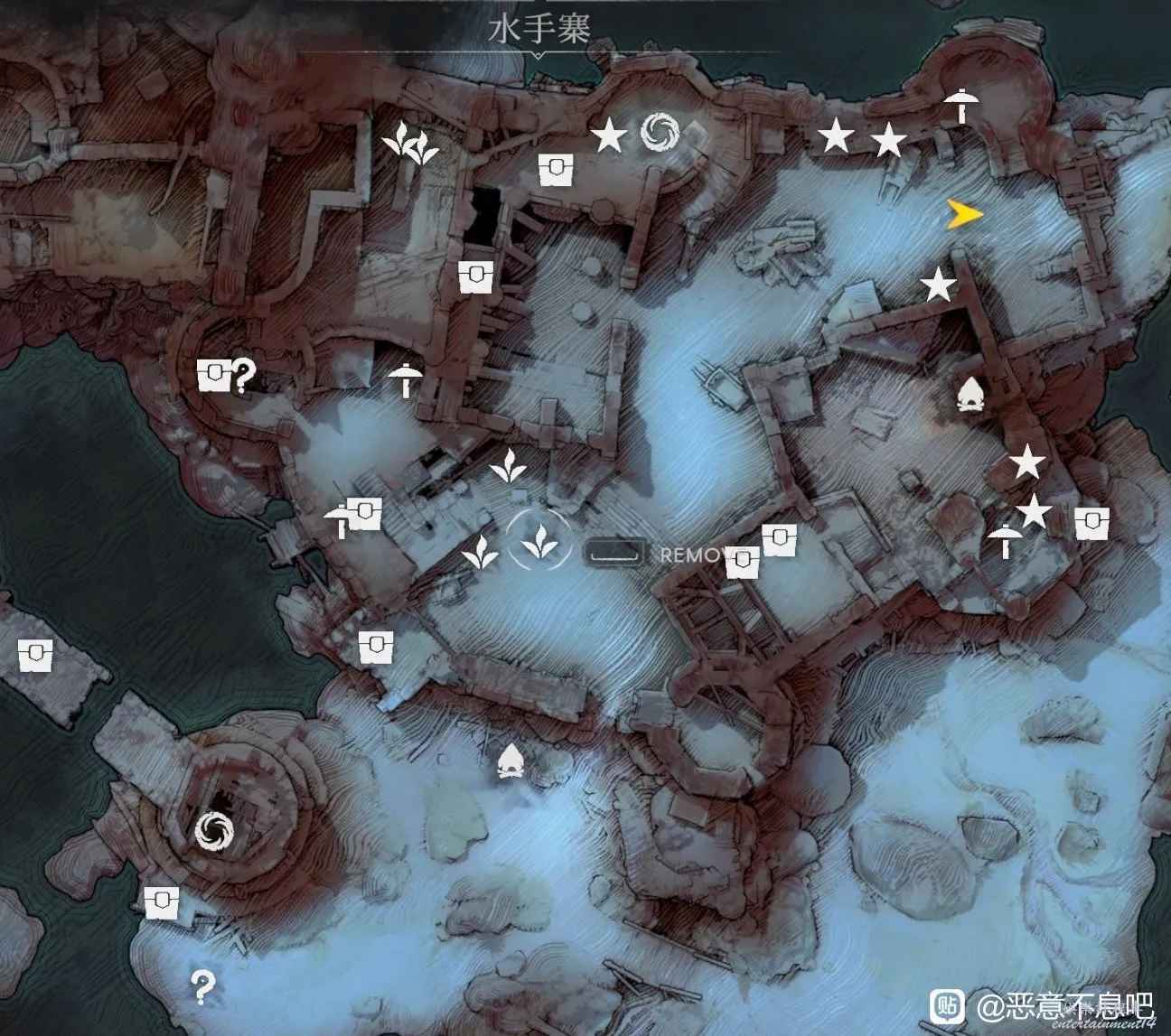 惡意不息 (No Rest for the Wicked) 地圖寶箱與資源點位標註 圖3